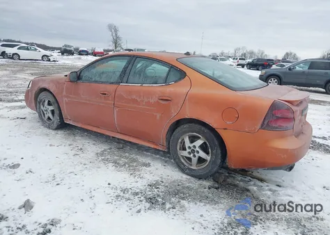 2004 Pontiac Grand Prix Gt2 z USA, uszkodzony, nr VIN 2G2WS522641164674